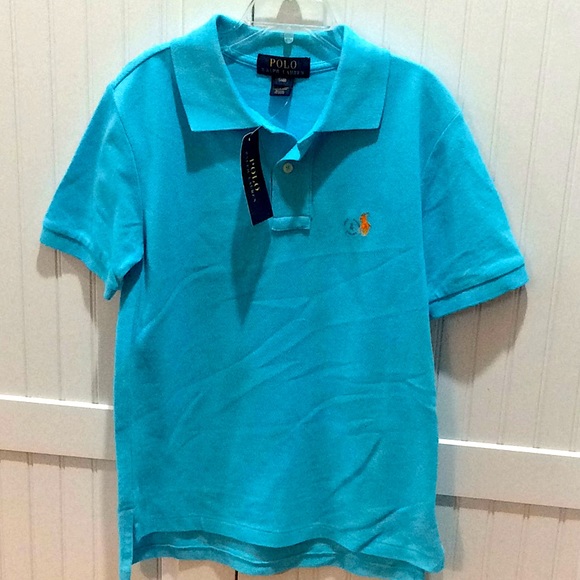 NWT Vibrant Blue Boys Polo - Picture 1 of 4